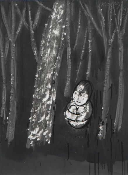 [2008] Secret Garden, Acrylic...on paper, 108x78cm